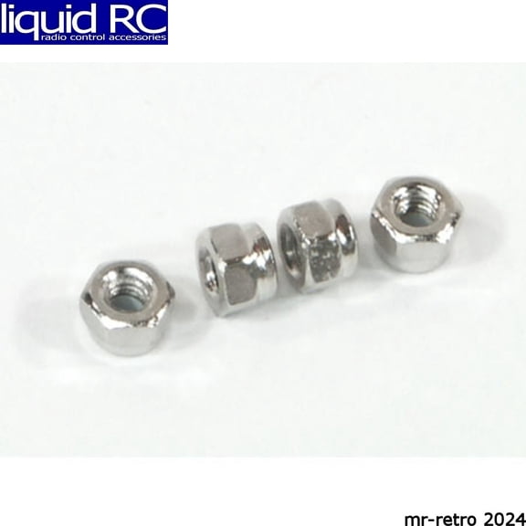 HPI Z661 Locknut M2.6 Silver Savage 21 (4)
