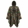 thumbnail image 2 of Ropa de camuflaje al aire libre Poncho Capa con cordón con capucha Ropa deportiva de caza al aire libre Vogacara  OD000174-00B, 2 of 7