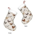 thumbnail image 3 of Balery Various Chicken Pattern Christmas Stockings with Initials, 18" Large Knit Christmas Stocking,Xmas Stocking for Kids, Holiday and Family Stocking, 3 of 7