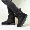 thumbnail image 5 of Tuphregyow Women's Winter Snow Boots with Low Heel, Waterproof, Non slip, Insulated, and Plus Size Warm Cotton Padded Shoes Black 43, 5 of 7