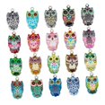 thumbnail image 2 of 20 piezas de dijes para hacer joyas, suministros de artesanía, suéter, de moda, brazalete decorativo, dijes de búho para bolsos., 2 of 9