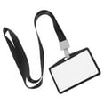thumbnail image 3 of 1 Set of ID Card Holder Card Sleeve Bus Card Holder Work Card Protector Hanging Card Case, 3 of 9