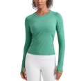 thumbnail image 1 of Remera CRZ YOGA sin costuras de manga larga transpirable pequeña, 1 of 5
