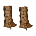 thumbnail image 2 of Fundas para botas de disfraz de pirata, fundas para zapatos medievales, fundas para botas de caballero Steampunk novedosas de moda para festivales de Marrón, 2 of 9