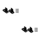 thumbnail image 4 of Advancent Pack of 2 Floor Sliding Door Bottom with Bracket Guide Bedroom Accessories Barn Screws Room Roller Stay Reusable Living 2piezas, 4 of 6