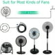 thumbnail image 5 of Cateissary Sistema de enfriamiento al aire libre, fresco con el kit de nebulización del ventilador Sistema de enfriamiento con kit de ventilador Bobina de cobre, 5 of 6