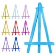 thumbnail image 1 of Musbetu 5Pcs Triangle Easel Mini Stand Kids Art Display Small Drawing Easel with Bright Colors 15.5cm Plastic Sketching Easel, 1 of 7