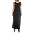 thumbnail image 2 of 24/7 Comfort Apparel Women's Plus Size Maxi Sleeveless Dress with Pockets, 2 of 4
