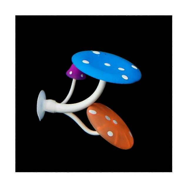 Aquarium Rest Bed Fish Breeding With Suction Cup Silicone Ornament Decoration Colorful Lifelike Dec