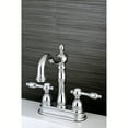 thumbnail image 4 of Kingston Brass KB1491TAL Tudor Two-Handle 2-Hole Deck Mount Bar Faucet in Polished Chrome, 4 of 8