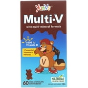 YumV s Multi V with Multi-Mineral Formula Milk Chocolate Flavor 60 Bears