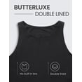 thumbnail image 3 of CRZ YOGA Womens Butterluxe Double Lined Cropped Tops Racerback Tanks Sleeveless Casual Workout Crop Shirts, 3 of 6
