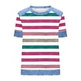 thumbnail image 5 of Haivin Womens Summer Tops Short Sleeve Shirts Crew Neck Tshirt Cute Trendy Blouses, 5 of 5