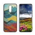 thumbnail image 1 of Compatible with LG K12 Plus Phone Case, mountain-art-paintings-182 Case Men Women, Flexible Silicone Shockproof Case for LG K12 Plus, 1 of 1
