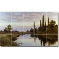 thumbnail image 1 of Ceramic Tile Mural-Alfred Glendening Landscapes Painting 131. 60" w x 36" h using (15) 12 x 12 ceramic tiles, 1 of 3