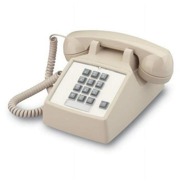 Traditional Desk Phone With Flash - Ash