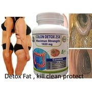 100 Detox Colon & Body Cleanse Maximum Strength Cleansing Diet Weight Loss Pills
