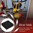 thumbnail image 4 of Braveheart 3D Printer Extruder Heat Sink MK7 MK8 Extruder Copper Heat Radiator 3D Printer Accessory, Black, D type, 4 of 9
