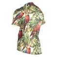 thumbnail image 3 of joogoo Parrots Summer Leaves Pattern Men's Cycling Jerseys Mountain Bike Short Sleeve Tops S, 3 of 7