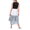 thumbnail image 2 of Women's G-III 4Her by Carl Banks Black/Gray Philadelphia Eagles 12th Inning Colorblock Dress, 2 of 2