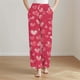 thumbnail image 2 of Puyaiuu Women's Pajama Pants With Pockets Flannel Pajama All kinds of Print Comfy Lounge Pant Fuzzy Sleep Bottoms with Pockets Gift, 2 of 4