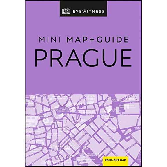 Pre-Owned DK Eyewitness Prague Mini Map and Guide (Pocket Travel Guide) Paperback