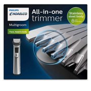 Philips Norelco Multigroom 7000 MG7790/40 All-In-One Trimmer – 23 Piece Grooming Kit for Face, Hair & Body