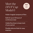 thumbnail image 3 of Copa menstrual DivaCup modelo 0, silicona de grado médico, 3 of 7