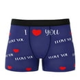 thumbnail image 5 of Men's Funny Wife Face Underwear Mens Boxer Briefs Valentine's Day Comfortable Boxer For Men Blue L, 5 of 6