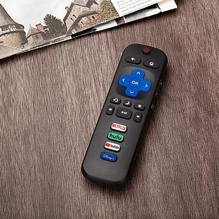 Replaced Remote Control Only for Roku TV, Compatible for TCL Roku/Hisense Roku/Onn Roku/Sharp Roku/Element Roku/Westinghouse Roku/Philips Roku Series Smart TVs (Not for Roku Stick and Box)