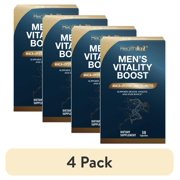 (4 pack) HealthA2Z Mens Vitamins and Testosterone Booster with Zinc, Vitality Boost for Prostate Health, 30 Capsules
