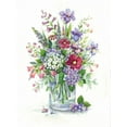 thumbnail image 2 of Vavilina, Elena 12x14 White Modern Wood Framed Museum Art Print Titled - Spring Flowers in Vase, 2 of 4