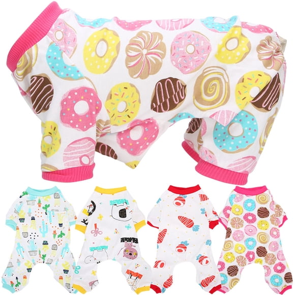 Spptty Puppy Cotton Pajamas Cotton Small Pet Dog Jumpsuit Summer Pajamas Indoor Clothes
