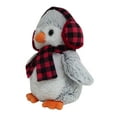 thumbnail image 2 of Holiday Time Plush Penguin Grey 9.5inch for 3 years and up, 2 of 4