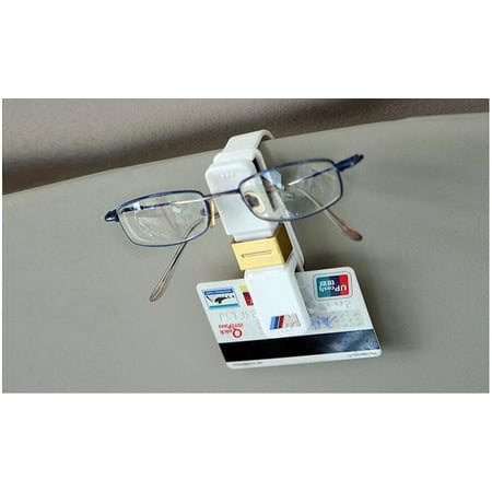 Car Visor Safe Eyeglasses And Sunglasses Holder Clip