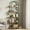 Brown, variant on 71" 5-Tier Metal Collapsible Bookshelf, Portable Freestanding Bookcase, Tall Storage Organizer Display Rack for Home Office, Living Room, Grey