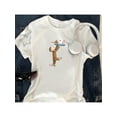 thumbnail image 1 of Y2K Style Women'S Cartoon Character & Retro Cake Monkey Graphic V-Neck Loose Fit Short Sleeve T-Shirt - Casual Streetwear for all Seasons, White with Brown & Black Cartoon Design, everyday Ts, 1 of 6