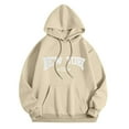 thumbnail image 4 of XINXIAOO Womens Hoodie Long Sleeve Hoodie Women Pullover Baggy Hoodies Beige Hoodie Y2k Fall Jacket Women Casual Wear, 4 of 4