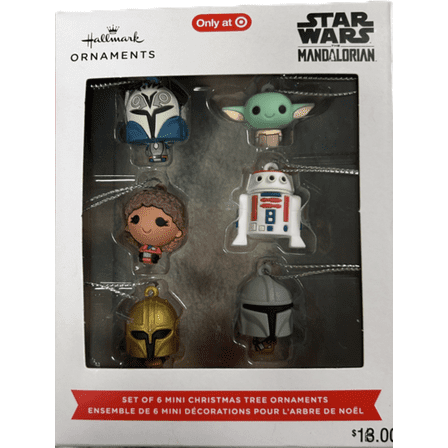 Hallmark Mini Christmas Ornaments (Star Wars, Shatterproof), Set of 6