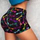 thumbnail image 4 of Fotbe Colorful Dragonflies Shorts Sin Costuras – Shorts Deportivos de Cintura Alta para Mujer, Elásticos para Gimnasio, Yoga, Running o Ciclismo-X-Large, 4 of 8