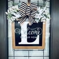 thumbnail image 3 of YAOMOBB Hanging Pendant Farmhouse Front Door Wreath Personalized Welcome Sign, 3 of 6