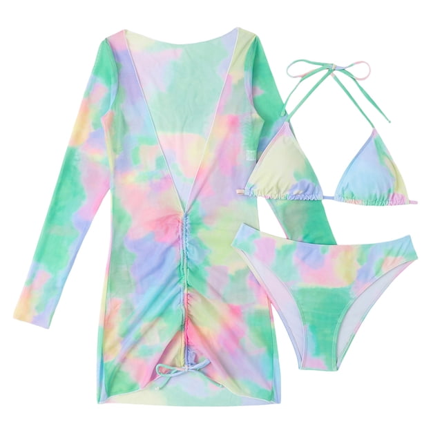 Gibobby Trajes de Baño para Mujer Bikini Sexy 2023, traje de baño para mujer, juego de Bikini estilo Push Up, traje de baño brasileño con Tanga, ropa de (Verde de menta,X-CH)