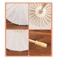 thumbnail image 6 of 32PCS Paper Parasol Wedding Umbrella Favor 40cm Bamboo Umbrellas for Bridal Shower Centerpieces Photo Props, 6 of 7