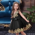 thumbnail image 2 of Godom Little Girls Dress Sleeveless Summer Dress Bowknot Strap Sundress Tween Kid Off Shoulder Dresses, 2 of 5