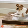 thumbnail image 5 of U By Bedsure ComfyFleece Dog Beds Large Sized Dog- Orthopedic Pet Beds for Crate with Removable Machine Cover, NOT Waterproof Egg Crate Foam Puppy Mat for Pets Up to 50 lbs, 35x22x2.8, NOT Chewproof, 5 of 8