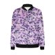 thumbnail image 5 of Ailaofu Womens Zip up Sweatshirt Jacket Stand Collar Hoodless Outerwear Casual Print Long Sleeve Bomber Coat with Pocket Fall, 5 of 5