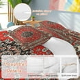 thumbnail image 2 of Red Vintage Boho Bedding Duvet Cover Set King Size 4 Pieces Luxury Traditional Tribal Art Bedding Set with Zipper Closure, 1 Comforter Cover 92x106 Inches 1 Flat Sheet & 2 Pillow Cases, 2 of 7