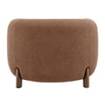 thumbnail image 4 of New Pacific Direct Cordelia Boucle Accent Arm Chair in Palladian Brown, 4 of 15