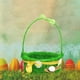 thumbnail image 4 of Cestas de huevos de Pascua con asa Rellenos de hierba para de Pascua Favores de jardín, Búsqueda de huevos de Pascua, Golosinas Verde BLESIY Canasta de Huevos de Pascua, 4 of 7
