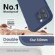 thumbnail image 4 of Funda de Silicona Premium, Forro de Microfibra Suave, para iPhone 16 Pro de 6.3 Pulgadas, Azul Marino, 4 of 7